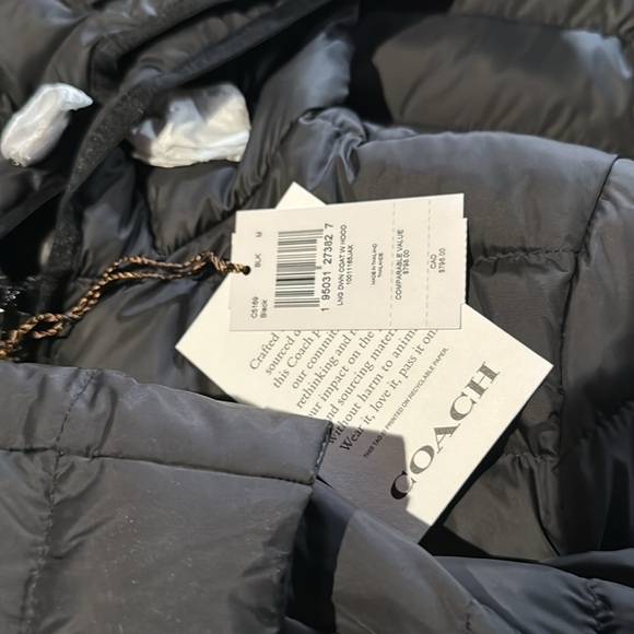 New coach women’s coat size M New with tags - Picture 5 of 9